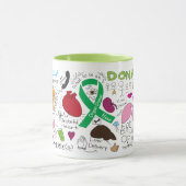 Mug Donateur d'organe de transplantation lunaire (Centre)