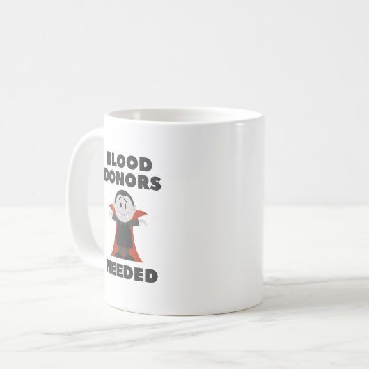 Mug Donateurs de sang nécessaires (Devant gauche)