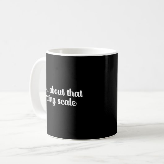 Mug Donc À Propos De L'Échelle De Notation Psychologue (Devant gauche)