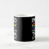 Mug Donc Gay ne peut pas penser directement Citation d (Centre)