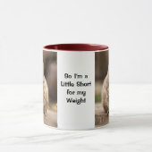 Mug Donc je suis un peu court pour mon poids (Centre)
