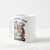 Mug Donc voici comment on fait des biscuits (Devant gauche)