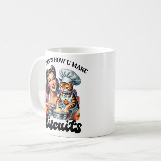 Mug Donc voici comment on fait des biscuits (Devant gauche)