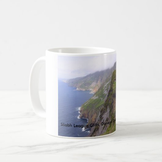 Mug Donegal Irlande, Sliabh League Cliffs & Atlantic (Devant gauche)
