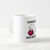 Mug Donjon Meowster Chat Drôle (Devant gauche)