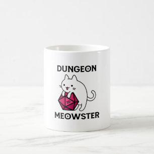 Mug Donjon Meowster Chat Drôle
