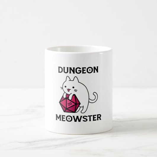 Mug Donjon Meowster Chat Drôle (Centre)