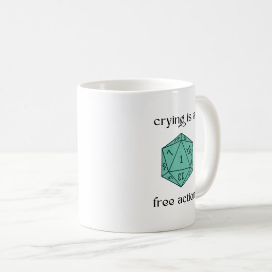 Mug donjons et dragon dice dungeon maître D&D nerd (Devant droit)