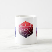 Mug Donjons et dragons, D20 (Centre)