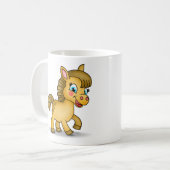 Mug Donkey Cartoon funny and Cute (Devant gauche)