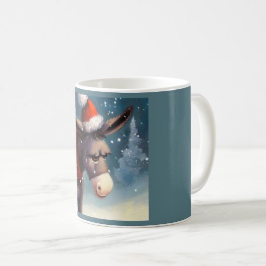 Mug Donkey de Noël 2 (Devant droit)