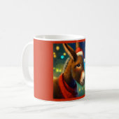 Mug Donkey de Noël 3 (Devant gauche)