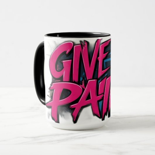 Mug donne-moi de la douleur (Devant gauche)