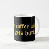 Mug Donne-moi du café (Devant droit)