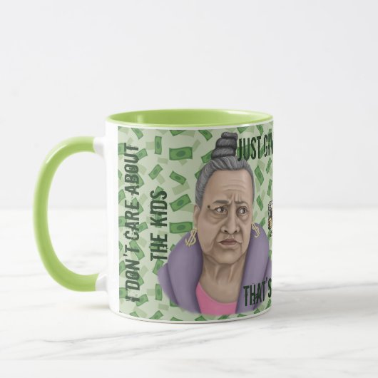 Mug Donne-moi juste de l'argent (Gauche)