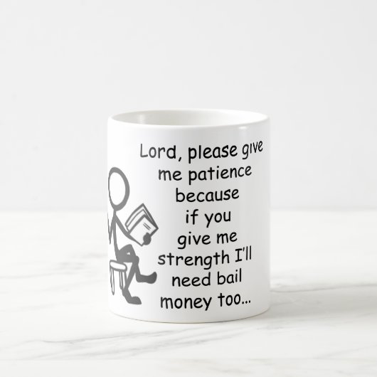 Mug Donne-moi patience (Centre)