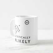 Mug Données de nuage de points statistiquement improba (Devant gauche)