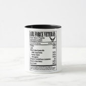 Mug Données nutritionnelles des anciens combattants de (Centre)