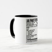 Mug Données nutritionnelles des anciens combattants de (Devant gauche)
