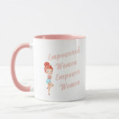 Mug Donner aux femmes les moyens d'autonomiser les fem (Gauche)