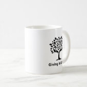 Mug Donner, c'est vivre (Devant droit)