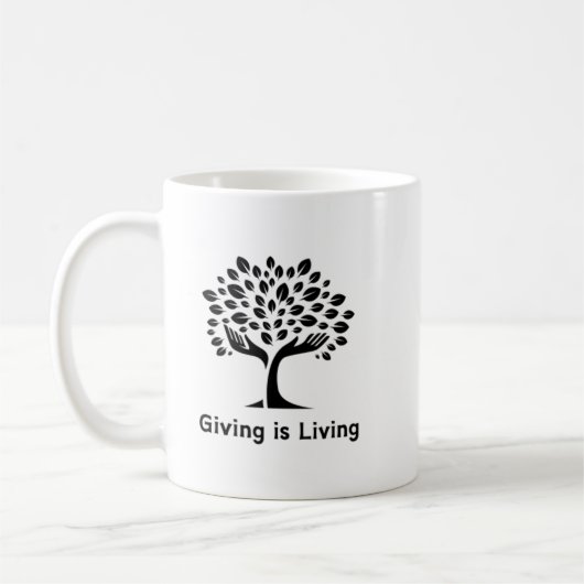 Mug Donner, c'est vivre (Gauche)