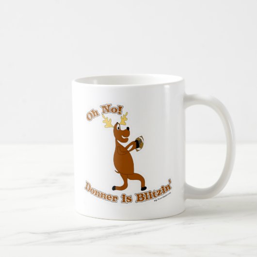 Mug Donner is Blitzen Happy Holiday Christmas Art (Droite)