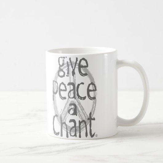 Mug Donner La Paix À Un Chant (Droite)