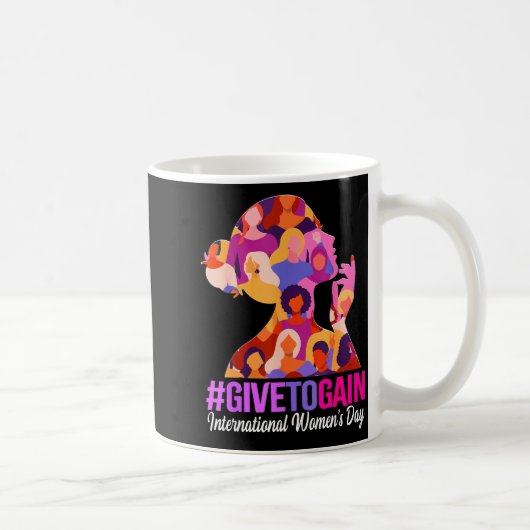 Mug Donner pour gagner la journée internationale des f (Droite)