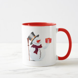 Mug Donner un bonhomme de neige pour Noël / Noël