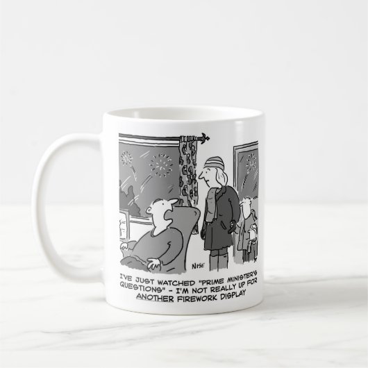 Mug Donner un feu d'artifice afficher une Mlle (Gauche)