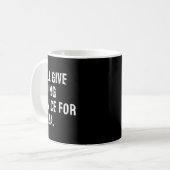 Mug Donnera des conseils de ski pour pizza drôle entra (Devant gauche)