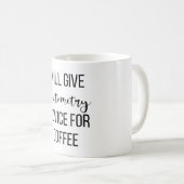 Mug Donnera Des Conseils D'Optométrie Pour Le Café (Devant droit)