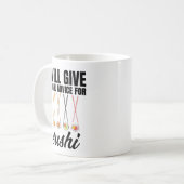 Mug Donnera Des Conseils Juridiques Pour Le Sushi (Devant gauche)