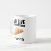 Mug Donnera Des Conseils Juridiques Pour Les Croissant (Devant gauche)