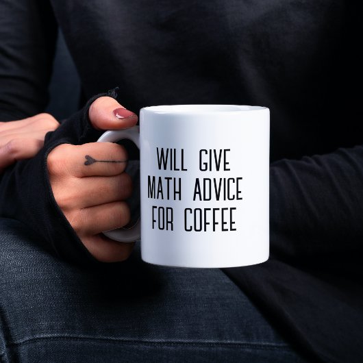 Mug donnera des conseils mathématiques pour le café