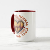 Mug Donnera des conseils médicaux pour l'infirmière Ta (Devant gauche)