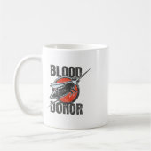 Mug Donneur de sang drôle (Gauche)