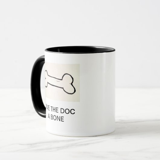 MUG DONNEZ AU DOC. UN OS (Devant gauche)