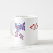 Mug Donnez de l'amour; recevez plus (Devant gauche)