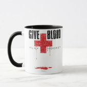 Mug Donnez du sang de jeu Hockey v2 (Gauche)