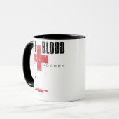 Mug Donnez du sang de jeu Hockey v2 (Devant gauche)
