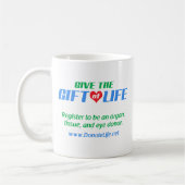 Mug Donnez le don de la vie (Gauche)