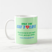 Mug Donnez le don de la vie (Gauche)