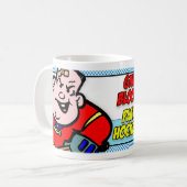 Mug Donnez le sang ! Jouez à l'hockey ! (Devant gauche)