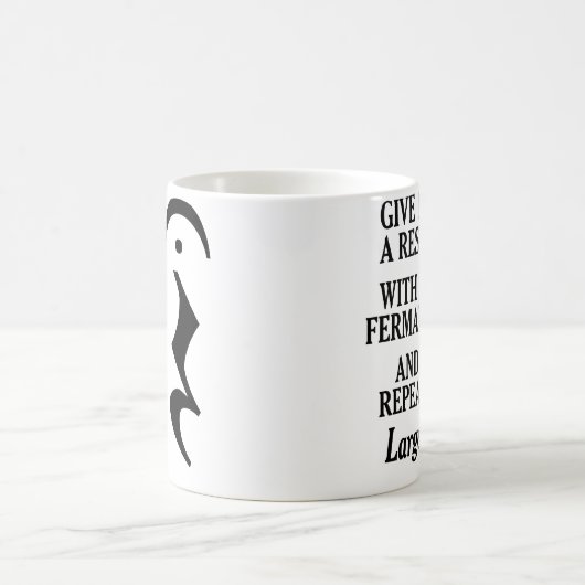 Mug Donnez-lui un repos (Centre)