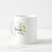 Mug Donnez-moi des fleurs pas comme (Devant gauche)