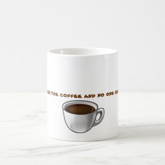 Mug donnez-moi le café… (Centre)