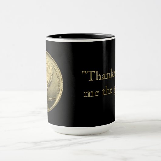Mug Donnez-moi l'or (Centre)