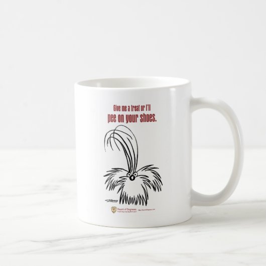 Mug Donnez-moi un festin ou je ferai pipi sur vos (Droite)
